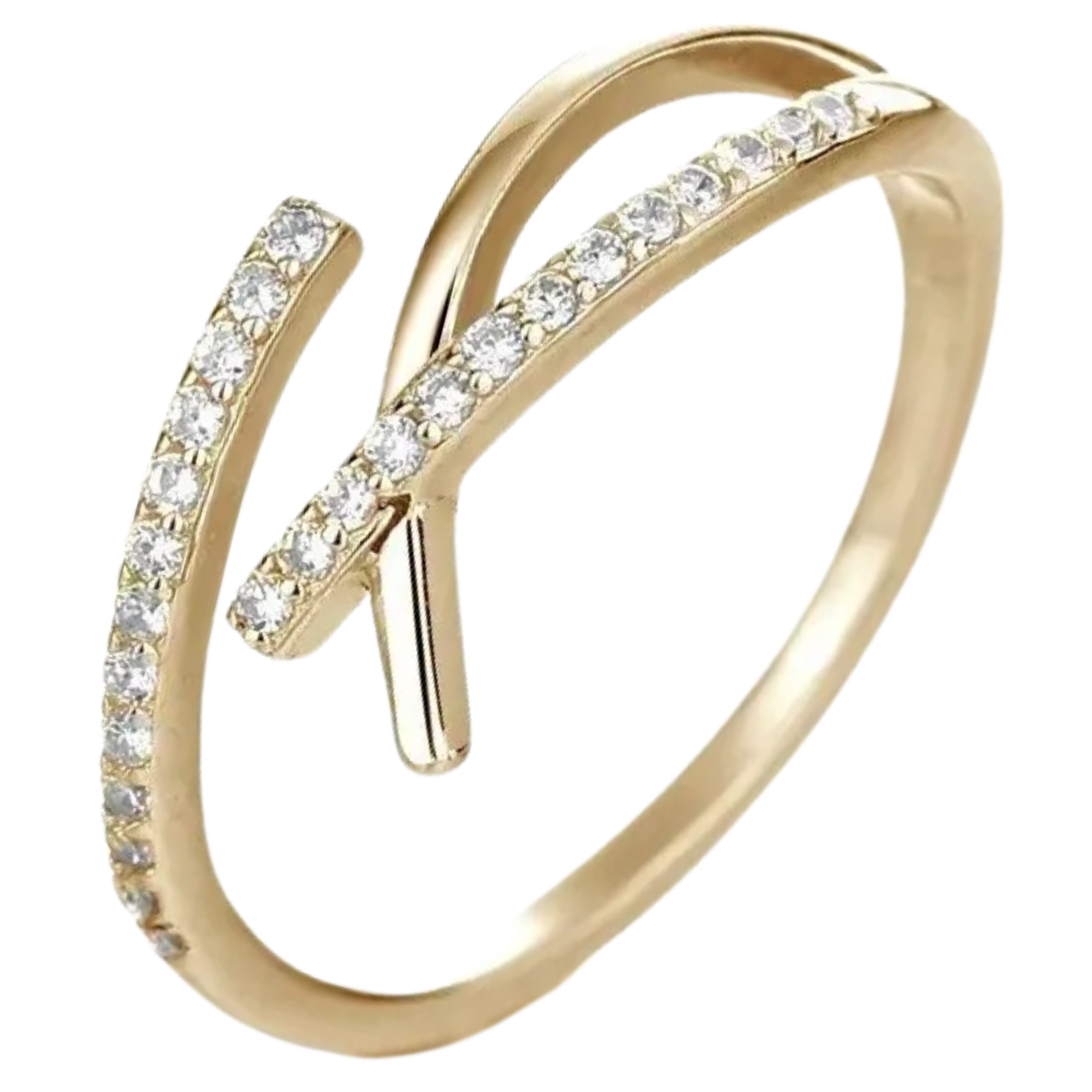 Celestea Ring with cubic zirconia stones, photo 1 - All sizes