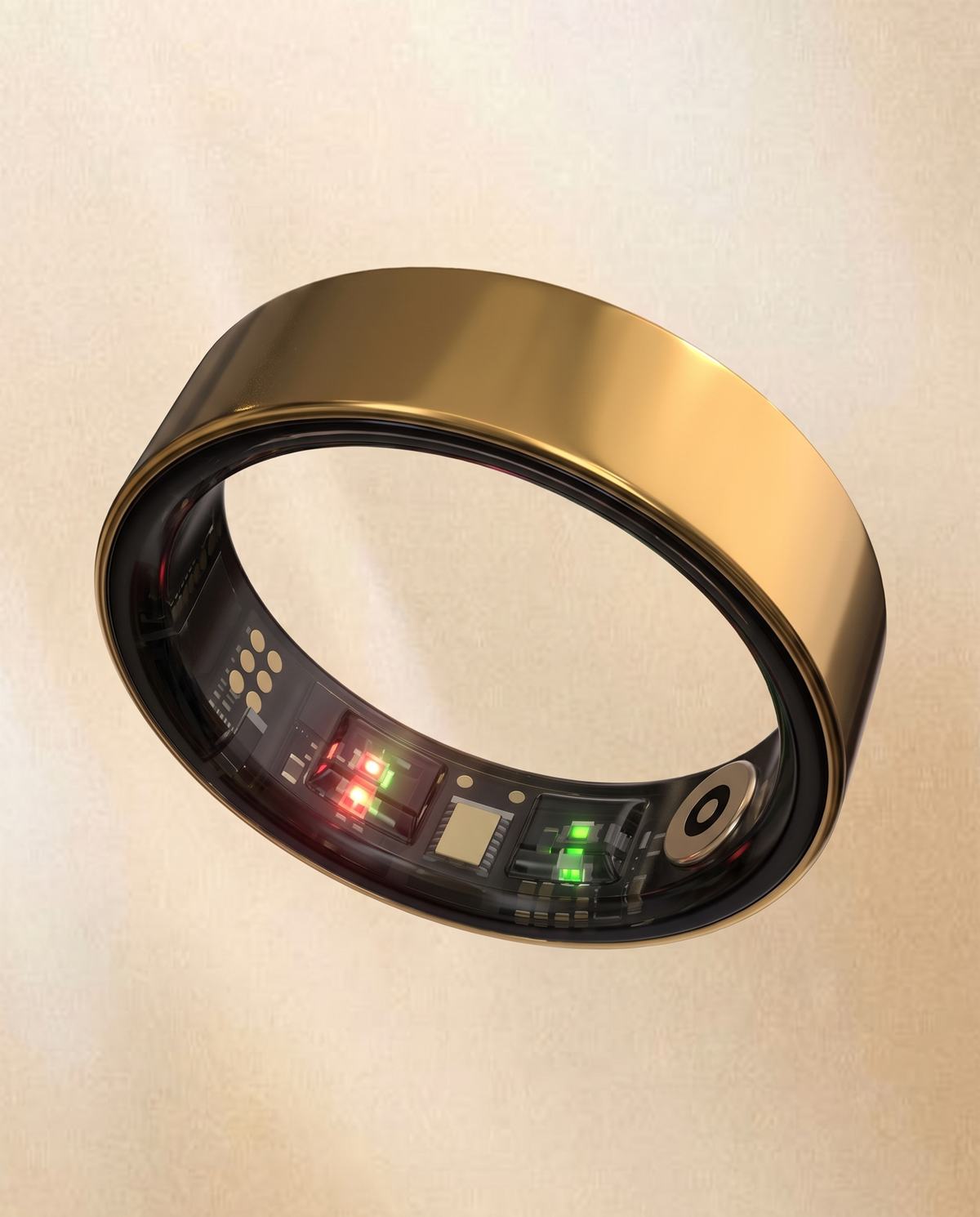 Halo Ring 4 smart ring, product photo - Gold