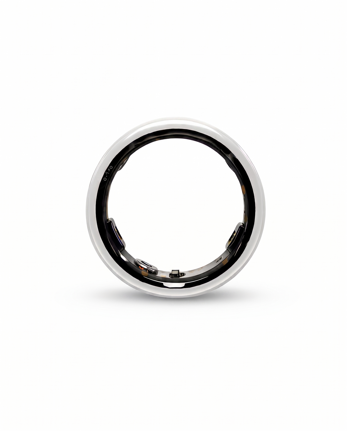 Halo Ring 4 smart ring, product photo 4 - Ceramic White