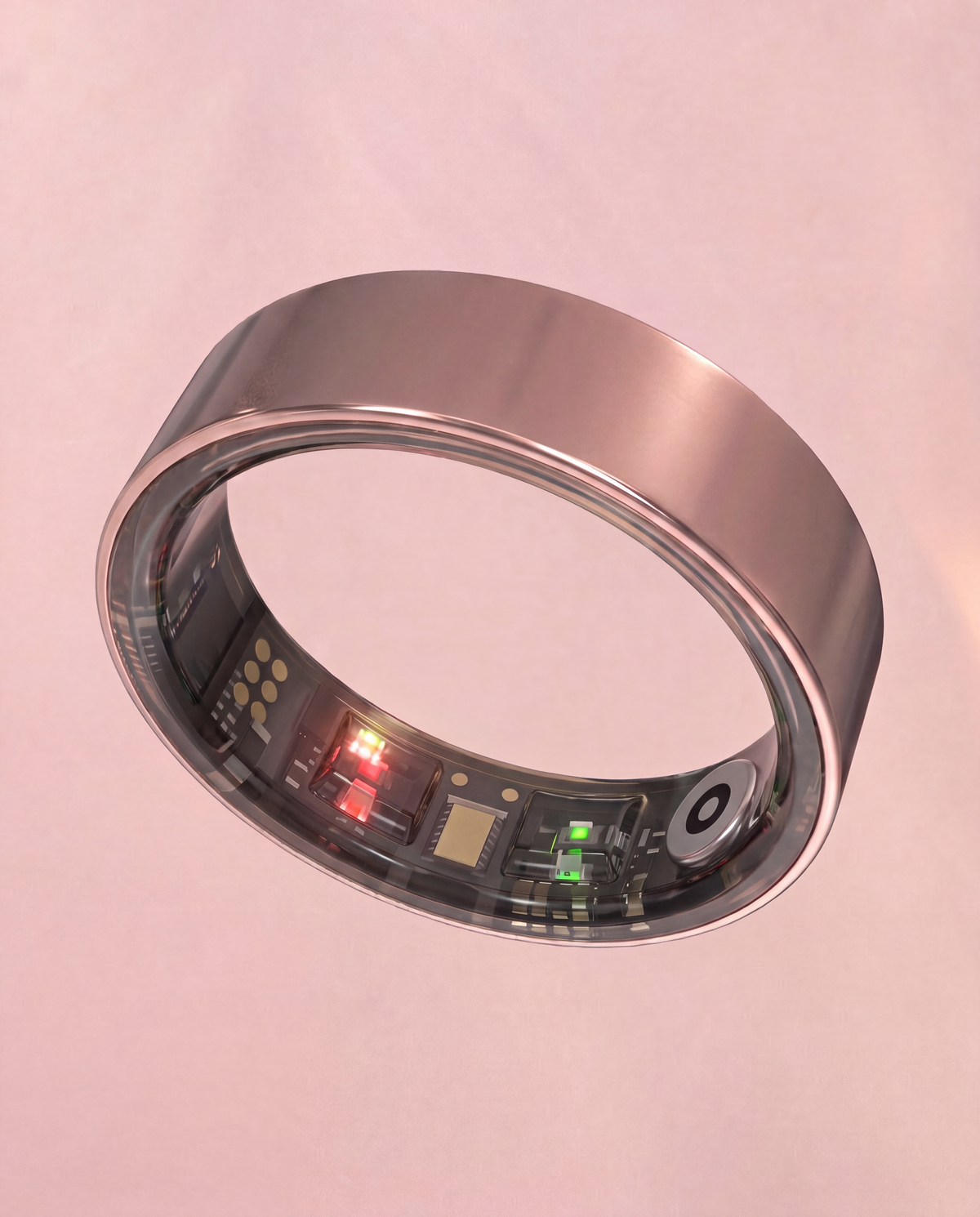 Halo Ring 4 smart ring, product photo - Rose Gold