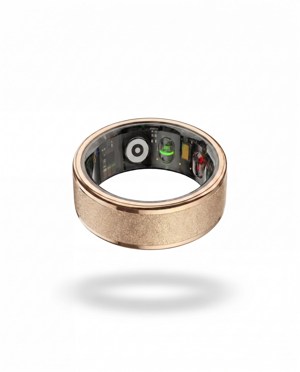 Halo Ring 4 smart ring, product photo 3 - Frosted Gold
