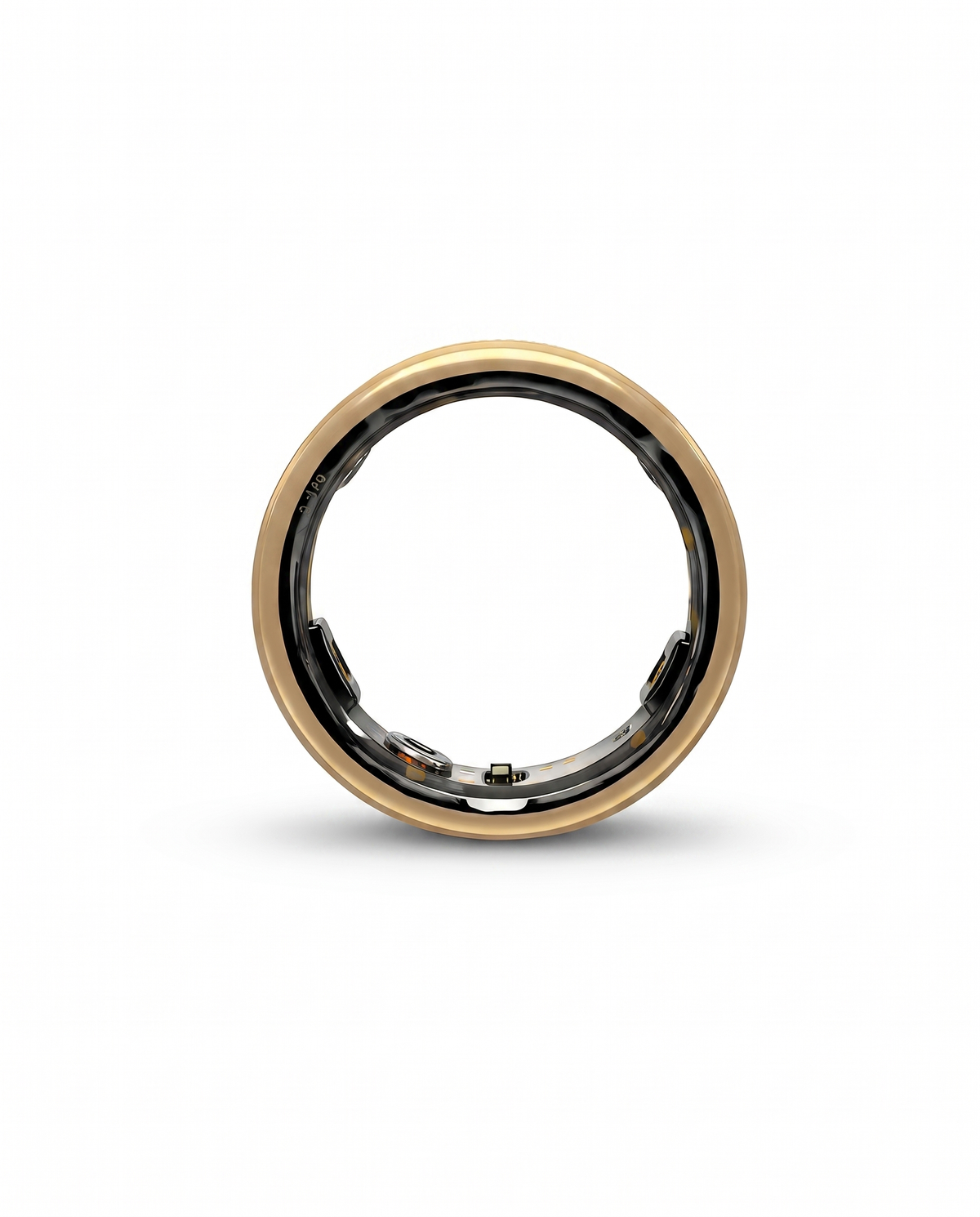 Halo Ring 4 smart ring, product photo 5 - Frosted Gold