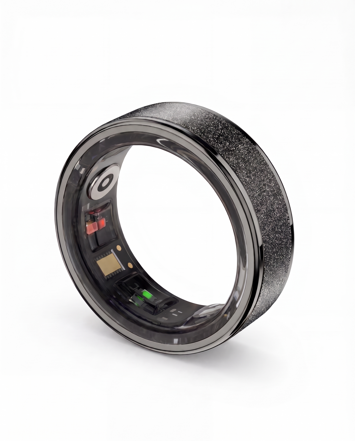 Halo Ring 4 smart ring, product photo 2 - Frosted Black